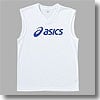 アシックス（asics） ノースリーブシャツ S・0145（ホワイト×ブルー）