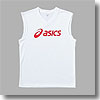 アシックス（asics） Jr.ノースリーブシャツ 120・0123（ホワイト×レッド）