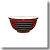 陶胎漆器 ロクロ茶碗 （T1-2）根来 小