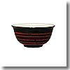 陶胎漆器 ロクロ茶碗 （大） （T1-1）曙