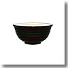 陶胎漆器 ロクロ茶碗 （大） （T1-5）溜
