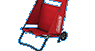 キャンプ道具を運ぶ