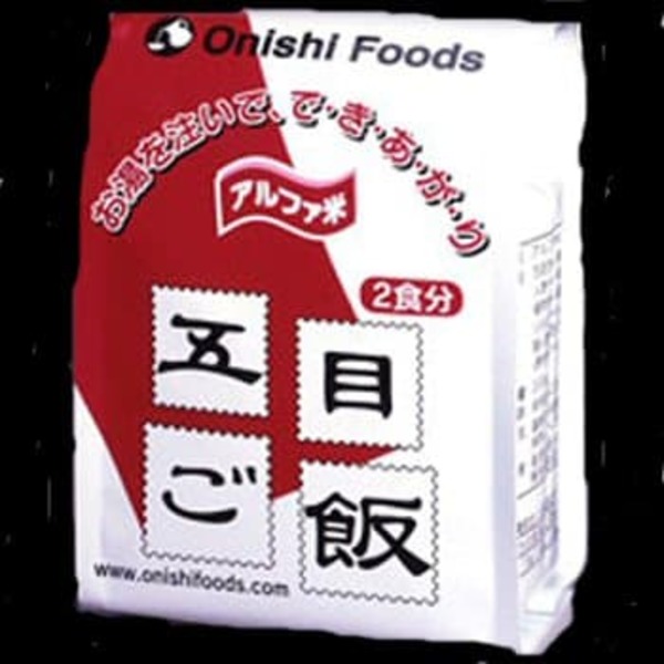 尾西食品 アルファ米･角袋2食分 五目 502-GJ ご飯加工品･お粥