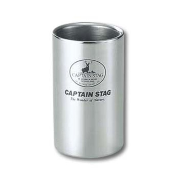 キャプテンスタッグ(CAPTAIN STAG) 18-8 Wステンカップ220ml M-9681 ゆのみ&タンブラー