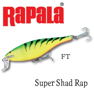Rapala(ラパラ) Ｓｈａｌｌｏｗ Ｓｈａｄ Ｒａｐ（シャローシャッドラップ） ５０ｍｍ ＦＴ SSR5-FT