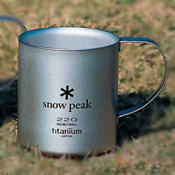 スノーピーク(snow peak) チタンダブルマグ220 MG-051 チタン製マグカップ