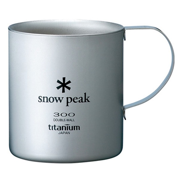 スノーピーク(snow peak) チタンダブルマグ300 MG-052 チタン製マグカップ