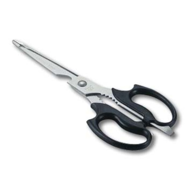 キャプテンスタッグ(CAPTAIN STAG) トング付 万能キッチンバサミ M-8496 キッチンバサミ