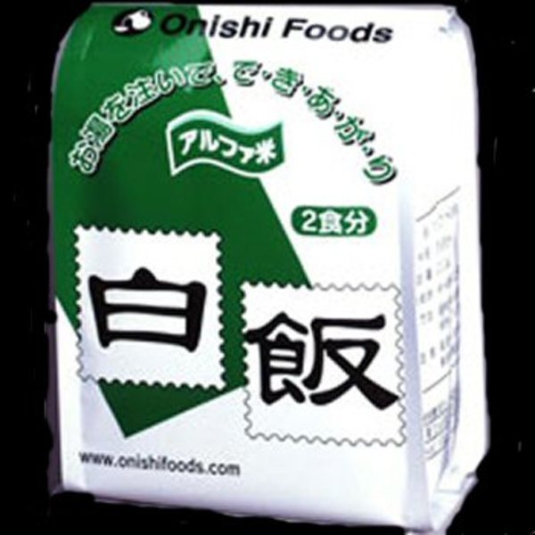 尾西食品 アルファ米･角袋2食分 白飯   ご飯加工品･お粥