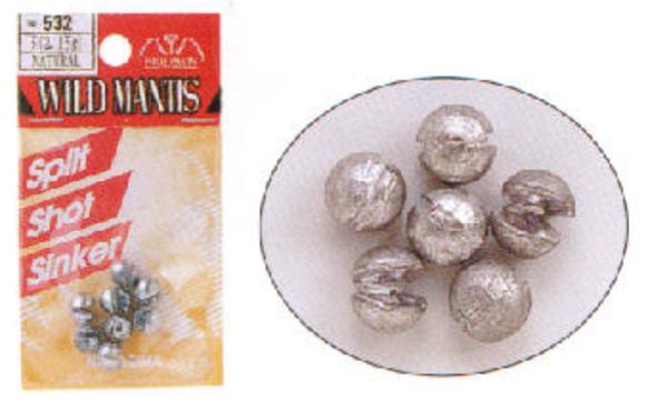 ナカジマ WILD MANTIS スプリットショットシンカー BB   スプリットショットシンカー､ガン玉