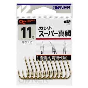 オーナー針 カットスーパー真鯛 12号 金 10675 オーナー針 カットスーパー真鯛 12号 金 10675