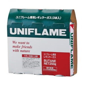 ユニフレーム(UNIFLAME) ガスカートリッジ(3本) 650028