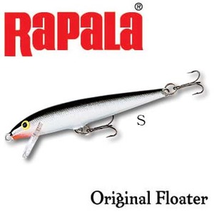 Rapala(ラパラ) オリジナルフローター（Ｏｒｉｇｉｎａｌ Ｆｌｏａｔｅｒ） ７０ｍｍ Ｓ（シルバー）