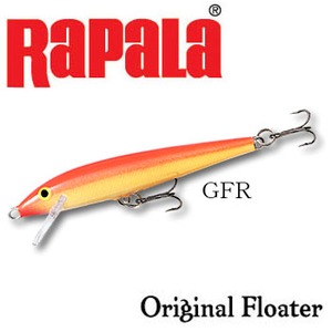 Rapala(ラパラ) オリジナルフローター（Ｏｒｉｇｉｎａｌ Ｆｌｏａｔｅｒ） １１０ｍｍ ＧＦＲ（アカキン）