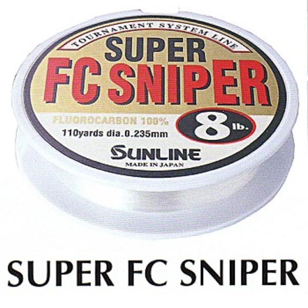 サンライン(SUNLINE) スーパーFCスナイパー 100m   ブラックバス用フロロライン