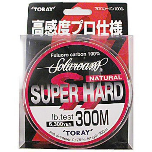 東レモノフィラメント(TORAY) ソラローム スーパーハード ナチュラル300m   ブラックバス用フロロライン