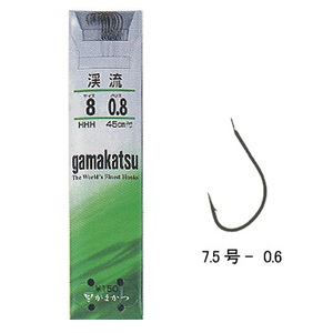 がまかつ(Gamakatsu) 渓流 糸付 8本入 11012