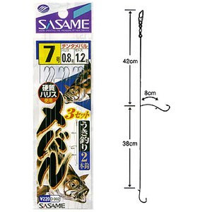 ささめ針(SASAME) メバルうき釣り 3セット(チンタメバル) D-302
