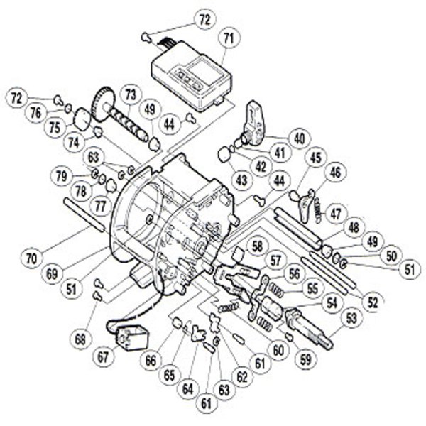 シマノ(SHIMANO) パーツ:デジタナSLS 小船 3000タナピタ