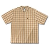 A5 SALT WASH PLAID SHIRT AT01509 半袖シャツ(メンズ)