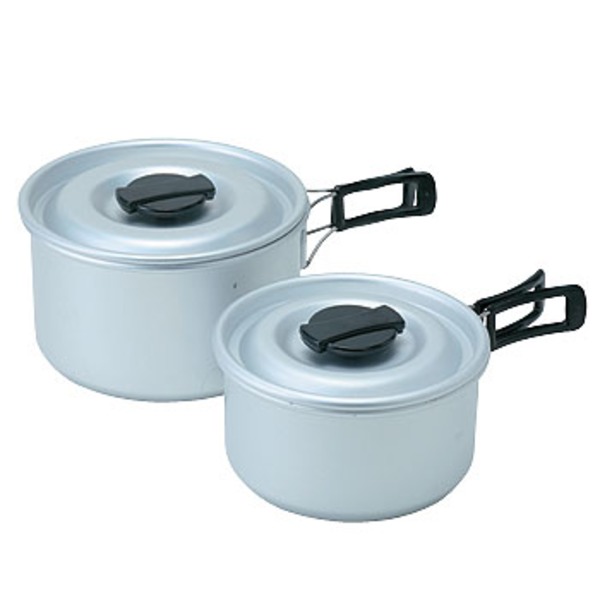 ロゴス(LOGOS) LOGOS トレッククッカー 2点セット 81210100 アルミ製ソロクッカーセット