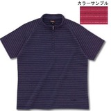 LATERRA(ラテラ) ダクロン QD コットンワッフルボーダージップアップTシャツ Women’s LSW56103 半袖Tシャツ(メンズ)