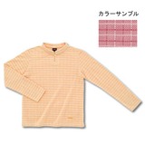 LATERRA(ラテラ) ダクロン QD SOFT カノコチェックハーフスリーブポロハイネックシャツ LSW56104 半袖シャツ(メンズ)