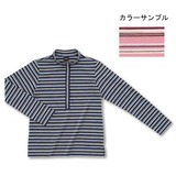 LATERRA(ラテラ) セレスドライボーダーロングスリーブジップアップ Women’s LSW56115 長袖シャツ(メンズ)