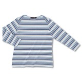 LATERRA(ラテラ) ダクロン QD コットンマルチボーダー七分袖シャツ Women’s LSW56156 長袖シャツ(メンズ)