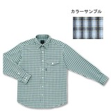 LATERRA(ラテラ) バンブーチェックシャツ LS46110 長袖シャツ(メンズ)