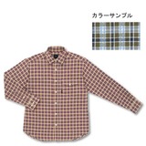 LATERRA(ラテラ) バンブーチェックシャツ LS46111 長袖シャツ(メンズ)