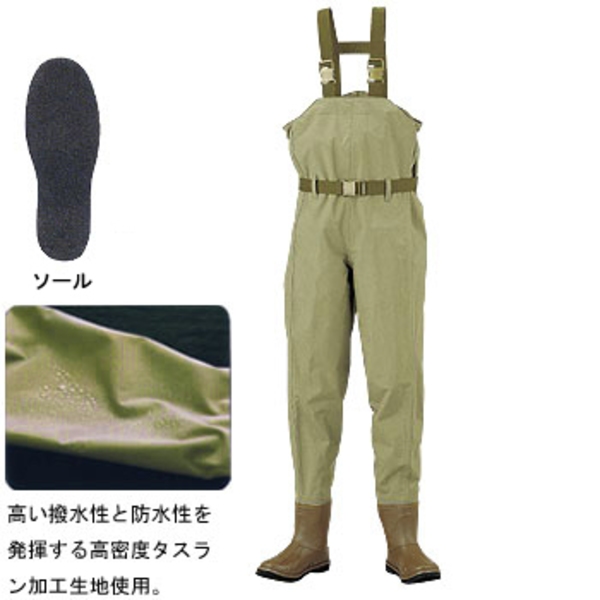 プロックス(PROX) チェストフェルトウェーダー PX557L チェストハイブーツフット