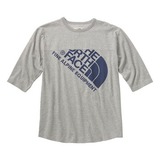 THE NORTH FACE(ザ･ノース･フェイス) JUMBO LOGO 3/4 TEE Men’s AT37862 長袖Tシャツ(メンズ)