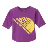 THE NORTH FACE(ザ･ノース･フェイス) JUMBO LOGO 3/4 TEE Kid’s NTJ37904 半袖シャツ(ジュニア/キッズ/ベビー)