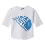THE NORTH FACE(ザ･ノース･フェイス) JUMBO LOGO 3/4 TEE Kid’s NTJ37904 半袖シャツ(ジュニア/キッズ/ベビー)