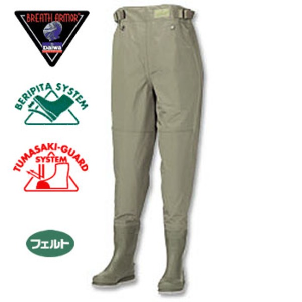 ダイワ(Daiwa) PLW-3200B ピュアリスト･ブレスウェーダー 04101626 ウェストハイブーツフット