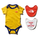 THE NORTH FACE(ザ･ノース･フェイス) S/S ROMPER&2P BIB(ショートスリーブ ロンパース アンド 2Pビブ ベビー) NTB11969 カバーオール(ジュニア･キッズ･ベビー)