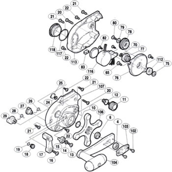 シマノ(SHIMANO) パーツ:デジタナSLS 小船 1000EV スプールドラグ