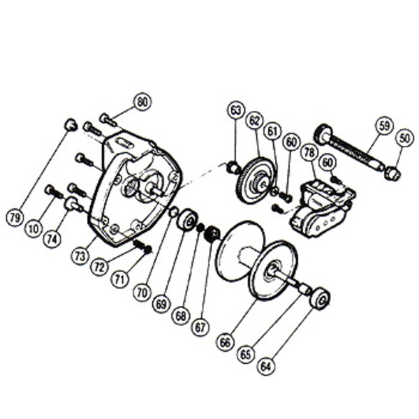 シマノ(SHIMANO) パーツ:チタノス・タナトル小船 GT-2000 カウンター