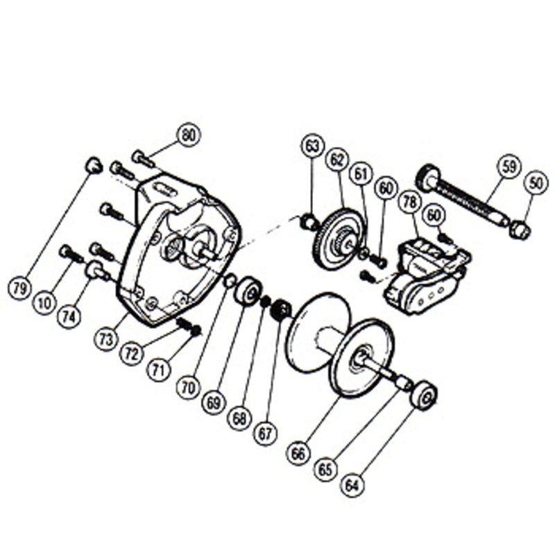 シマノ(SHIMANO) パーツ:チタノス・タナトル小船 GT-2000 カウンター