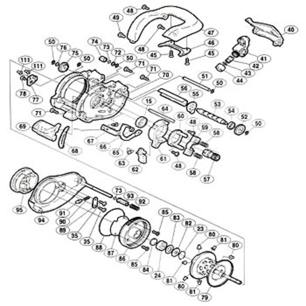 シマノ(SHIMANO) パーツ:アンタレス AR A-RB レベルワインド組 No041 