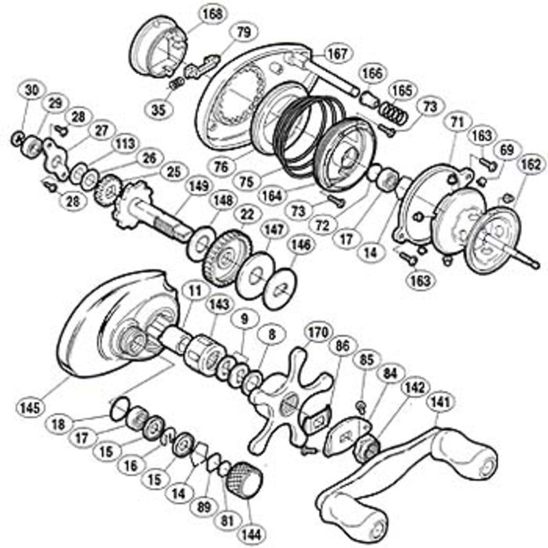 シマノ(SHIMANO) パーツ:スコーピオン メタニウム Mg スタードラグ