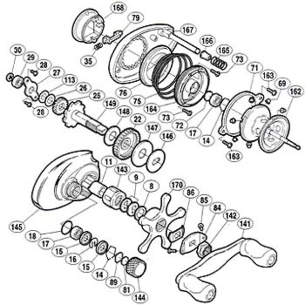 シマノ(SHIMANO) パーツ:スコーピオン メタニウム Mg メインギヤ軸ベアリング 直径4×直径9×4 No029 01471