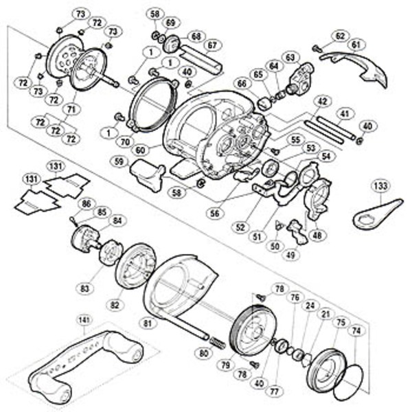 シマノ(SHIMANO) パーツ:04 スコーピオンMg 1000 A-RB サムレスト
