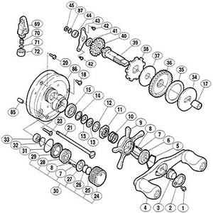 新品未使用 SHIMANO 03'カルカッタコンクエスト200DC