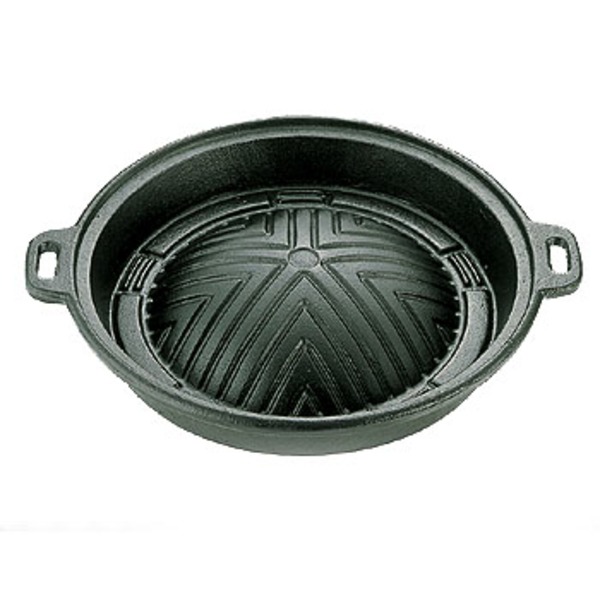 キャプテンスタッグ(CAPTAIN STAG) 鉄鋳物ジンギスカン鍋 M-5543 網､鉄板