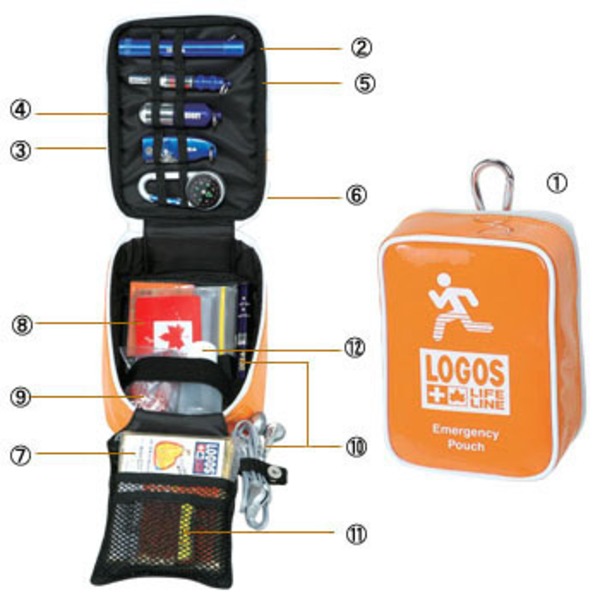 ロゴスライフライン(LOGOS LIFE LINE)  LLL エマージェンシー モバイルキット 82100174 応急処置用品セット