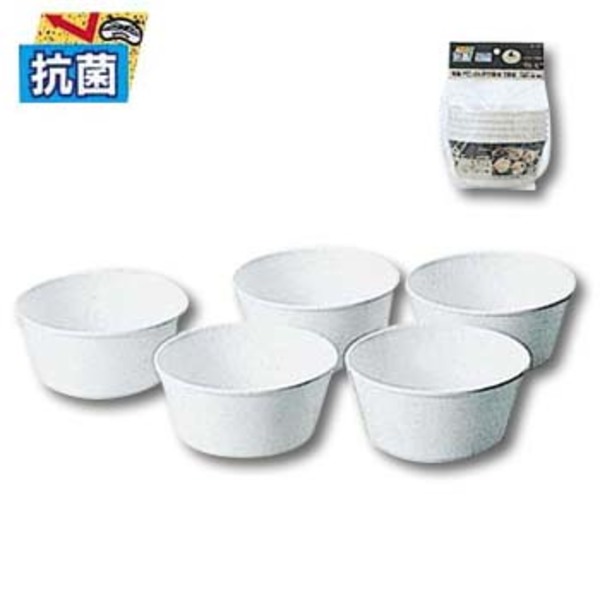 キャプテンスタッグ(CAPTAIN STAG) 抗菌PCドンブリ600ml5枚組 M-9513 テーブルウェアセット