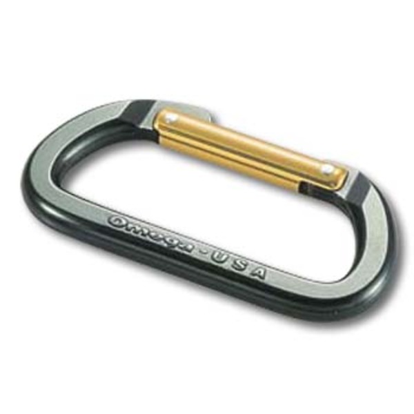 キャプテンスタッグ(CAPTAIN STAG) アルミD型カラビナ(グリーン) M-8686 カラビナ&ナスカン