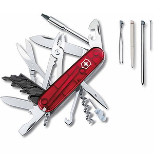 【送料無料】VICTORINOX(ビクトリノックス) 【国内正規品】 サイバーツール レッド(スケルトン) 17725T 【送料無料】VICTORINOX(ビクトリノックス) 【国内正規品】 サイバーツール レッド(スケルトン) 17725T